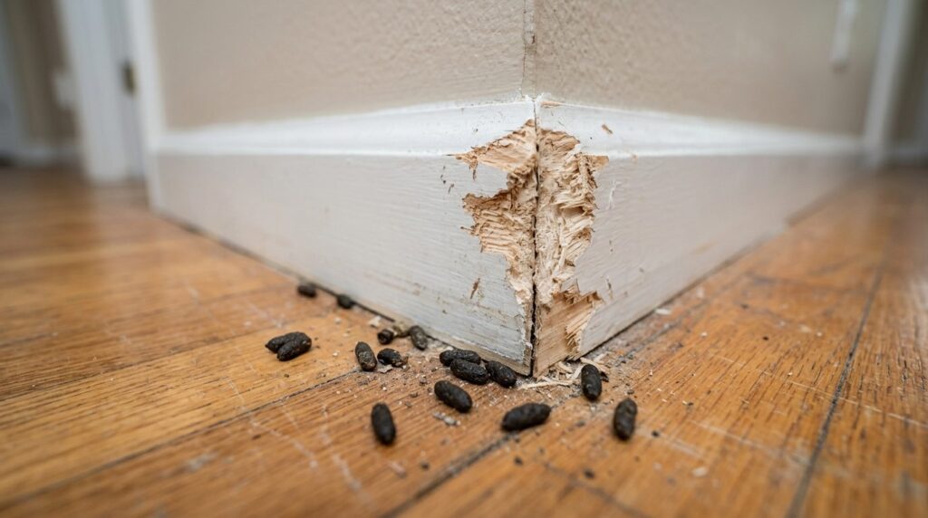 Close-up professional macro photograph of common household p